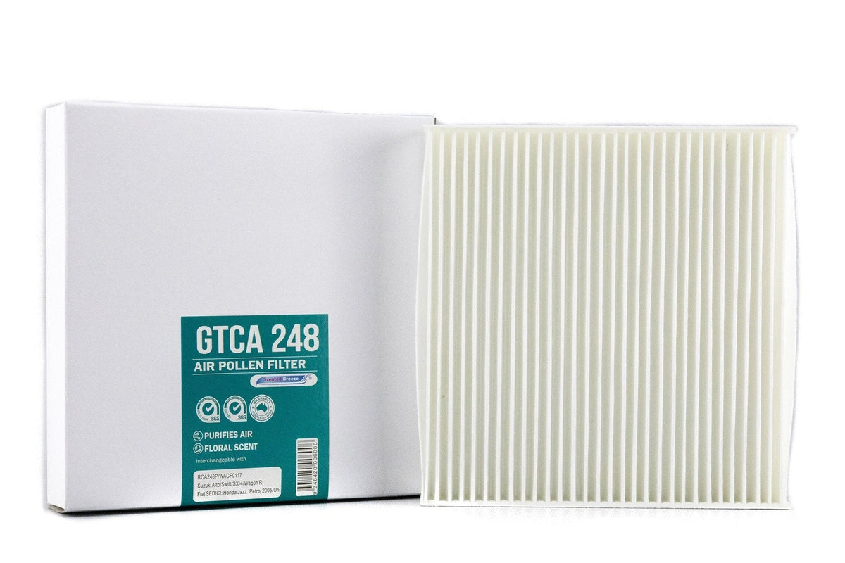 Scented Breeze GTCA248 cabin air filter for Suzuki Swift — cross-ref Ryco RCA248P