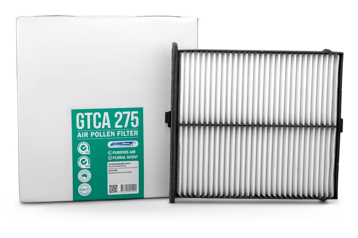 Scented Breeze GTCA275 cabin air filter for Mazda 3 — cross-ref Ryco RCA275P