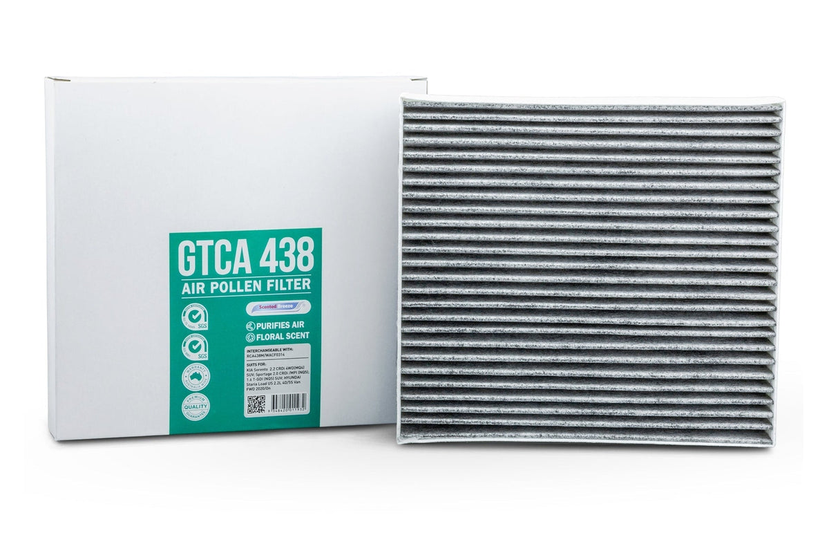 Scented Breeze GTCA438 cabin air filter for Genesis GV60 — cross-ref Ryco RCA438M