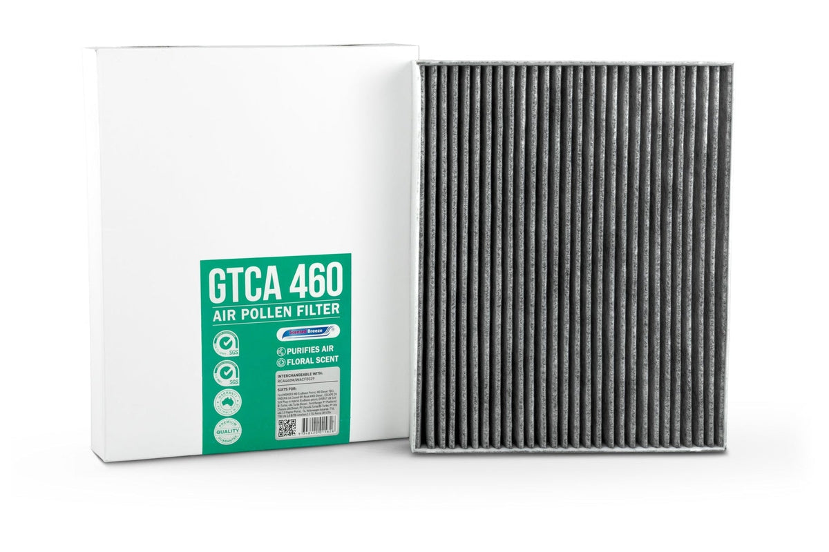 Scented Breeze GTCA460 cabin air filter for Ford Endura — cross-ref Ryco RCA460M