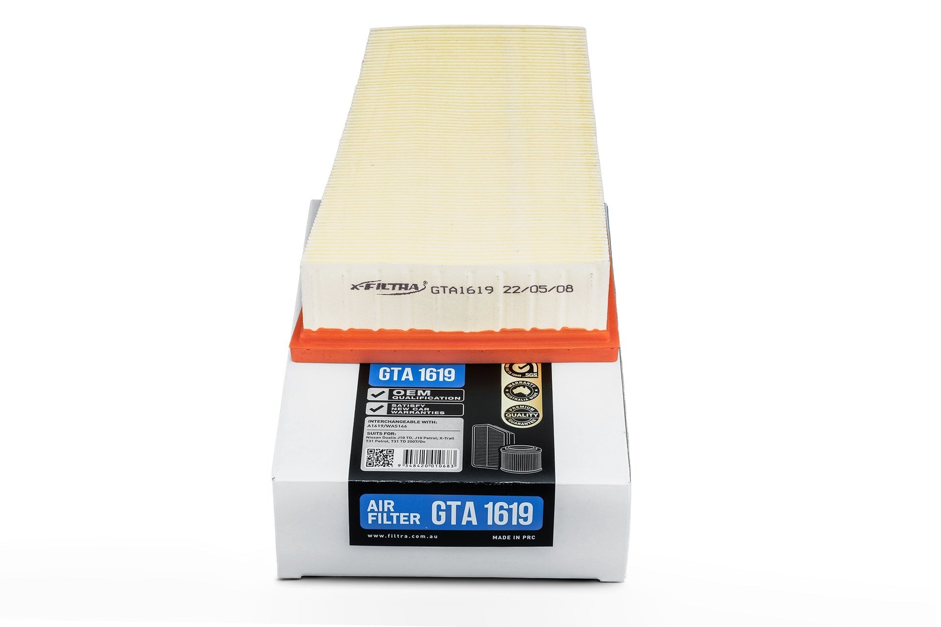 x - Filtra GTA1619 Air Filter - Service Parts Online