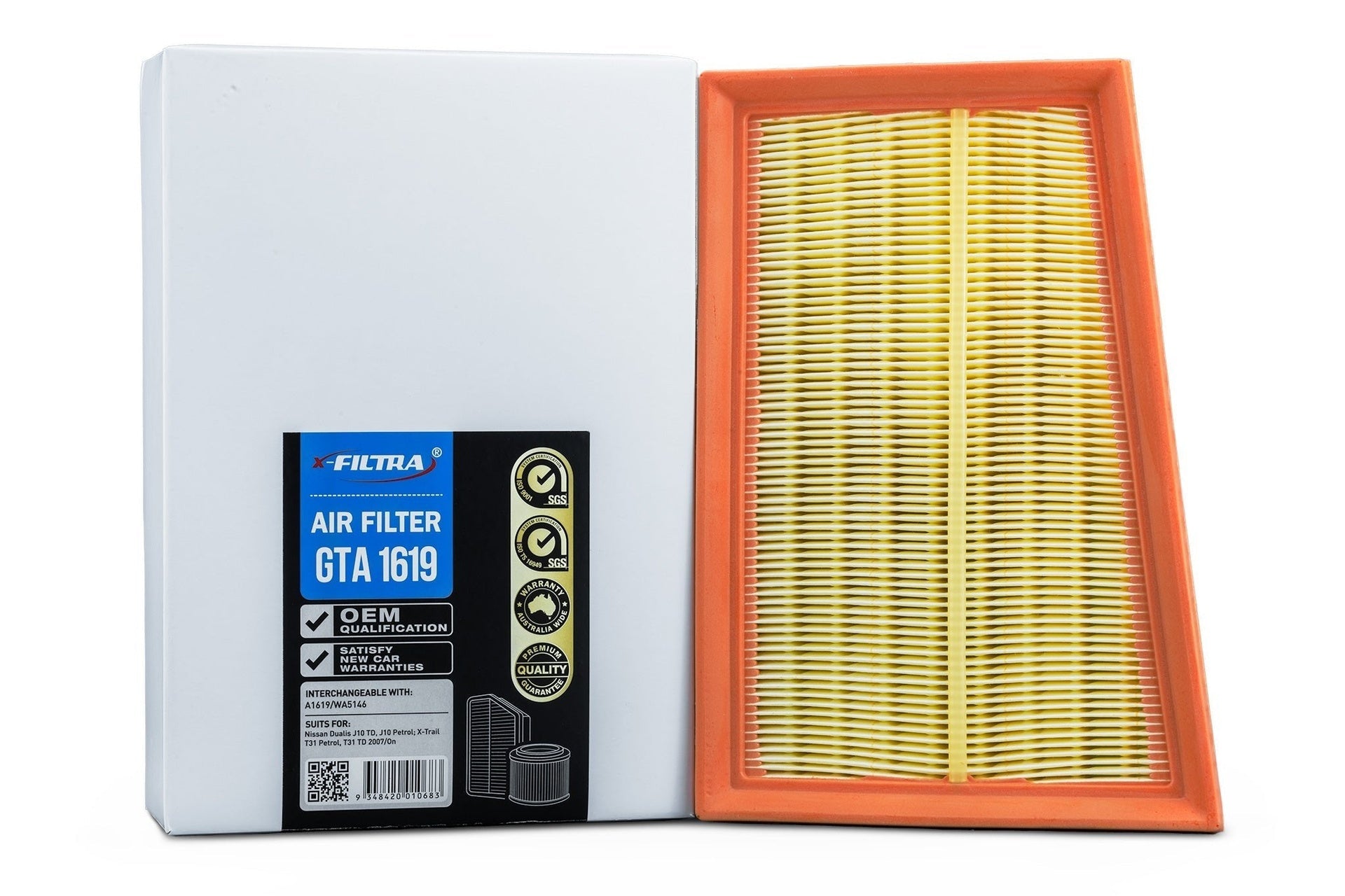 x - Filtra GTA1619 Air Filter - Service Parts Online