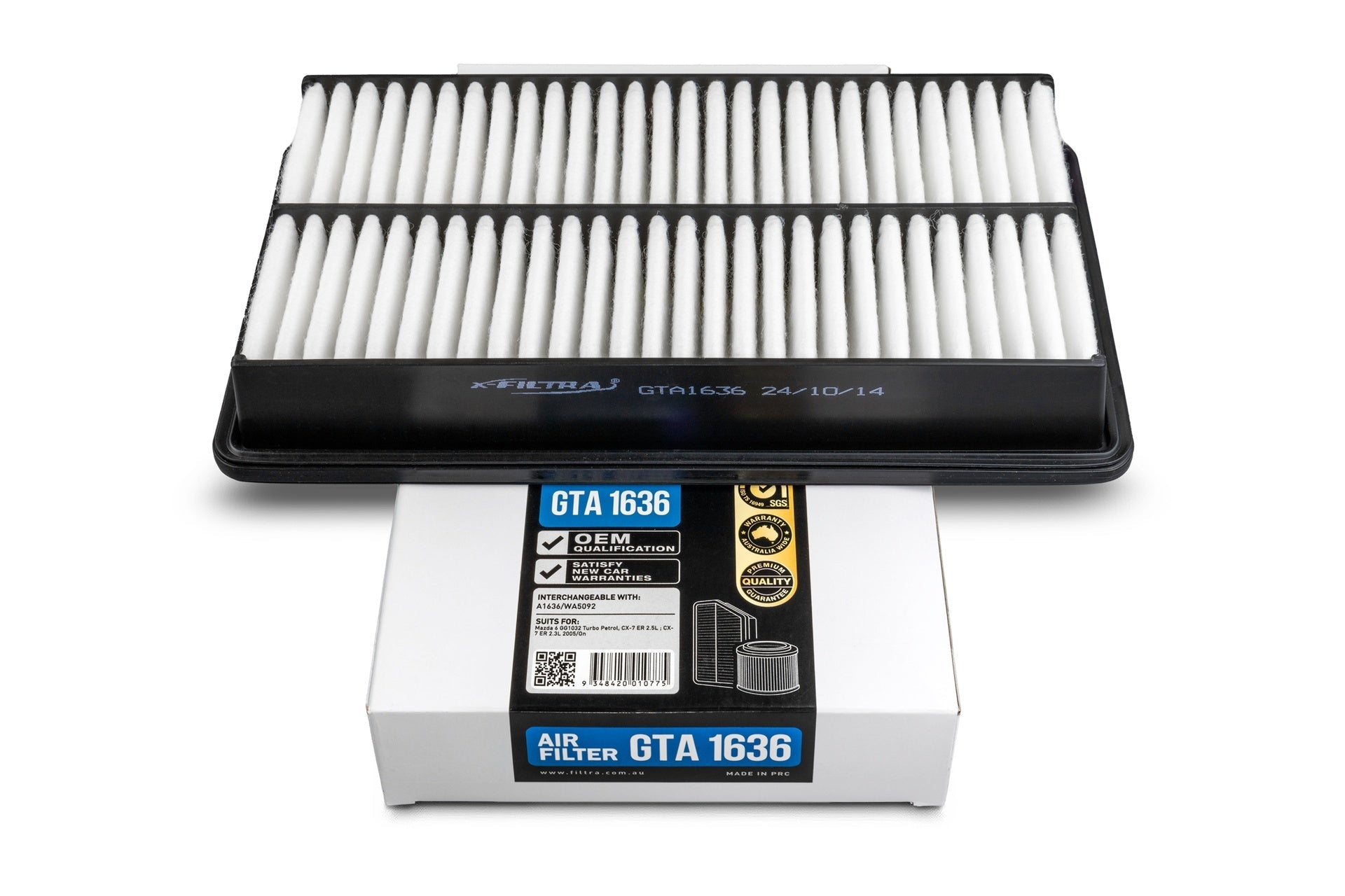 x - Filtra GTA1636 Air Filter - Service Parts Online
