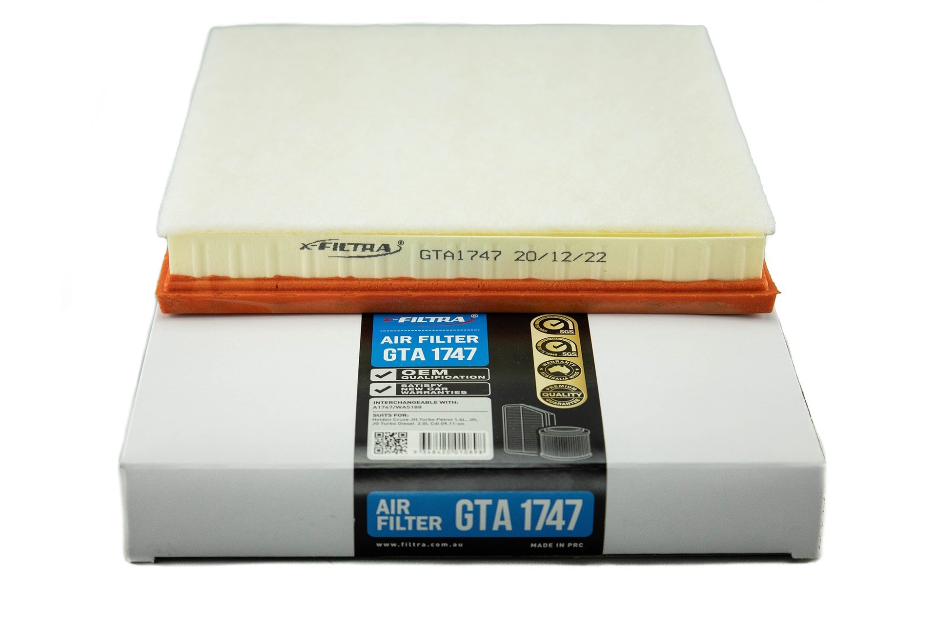 x - Filtra GTA1747 Air Filter - Service Parts Online