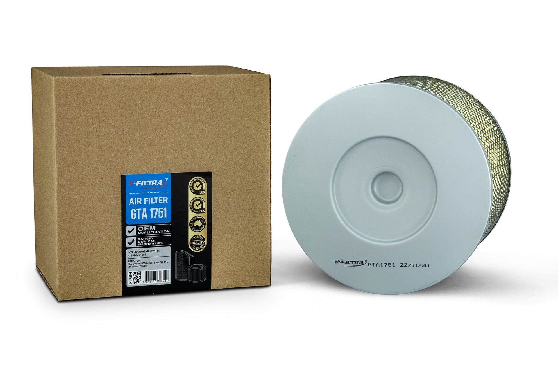 x - Filtra GTA1751 Air Filter - Service Parts Online