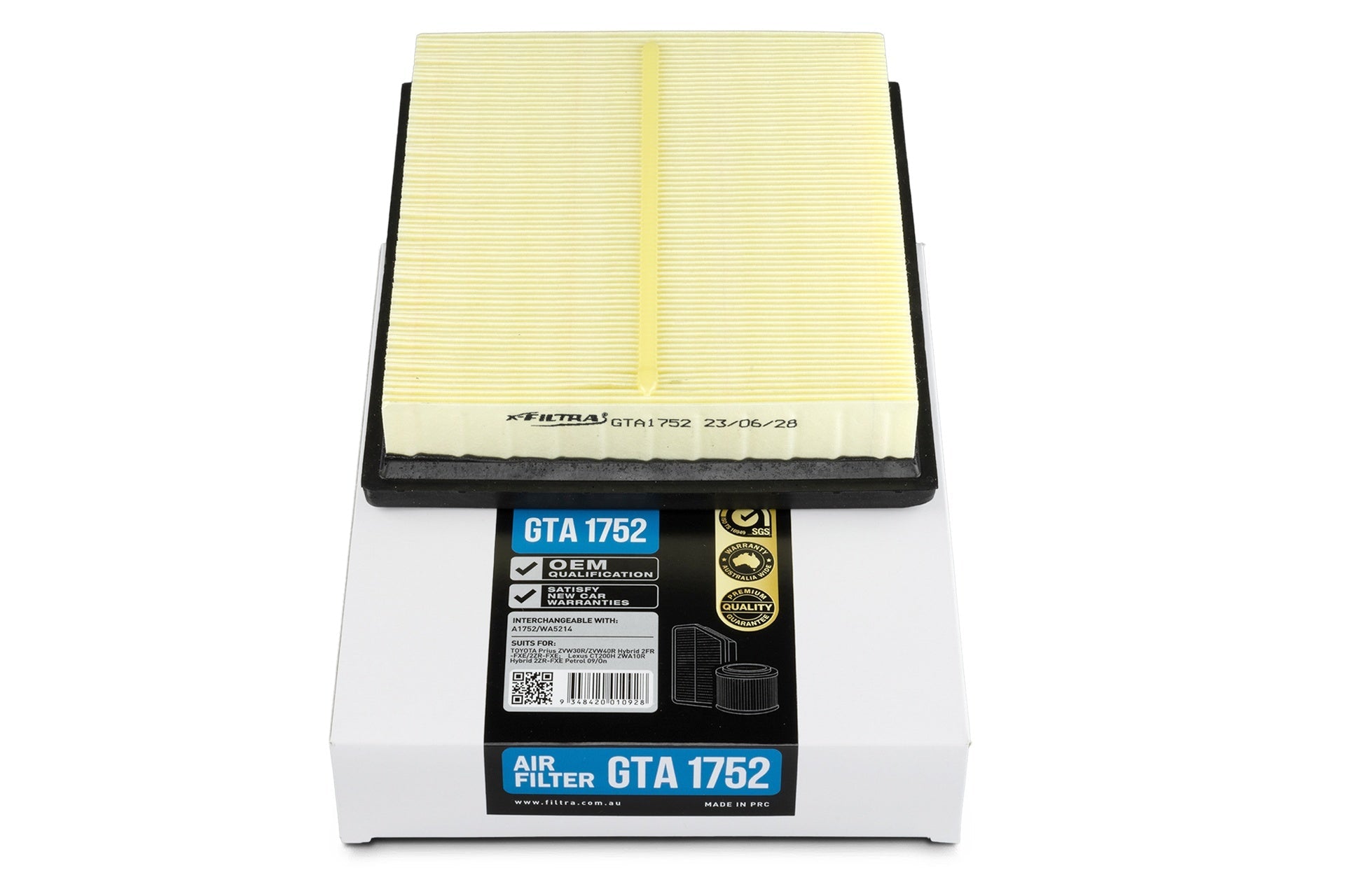 x - Filtra GTA1752 Air Filter - Service Parts Online