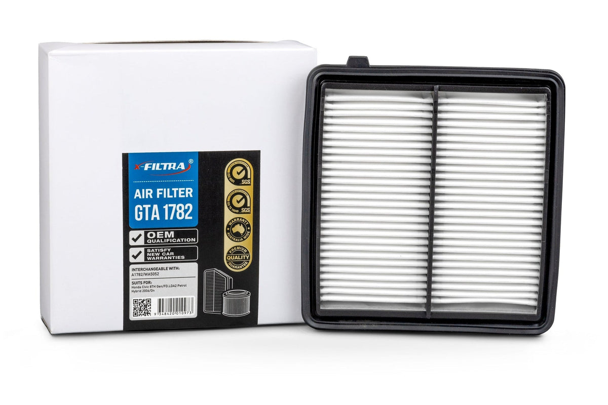 X-Filtra GTA1782 air filter for Honda Civic — cross-ref Ryco A1782