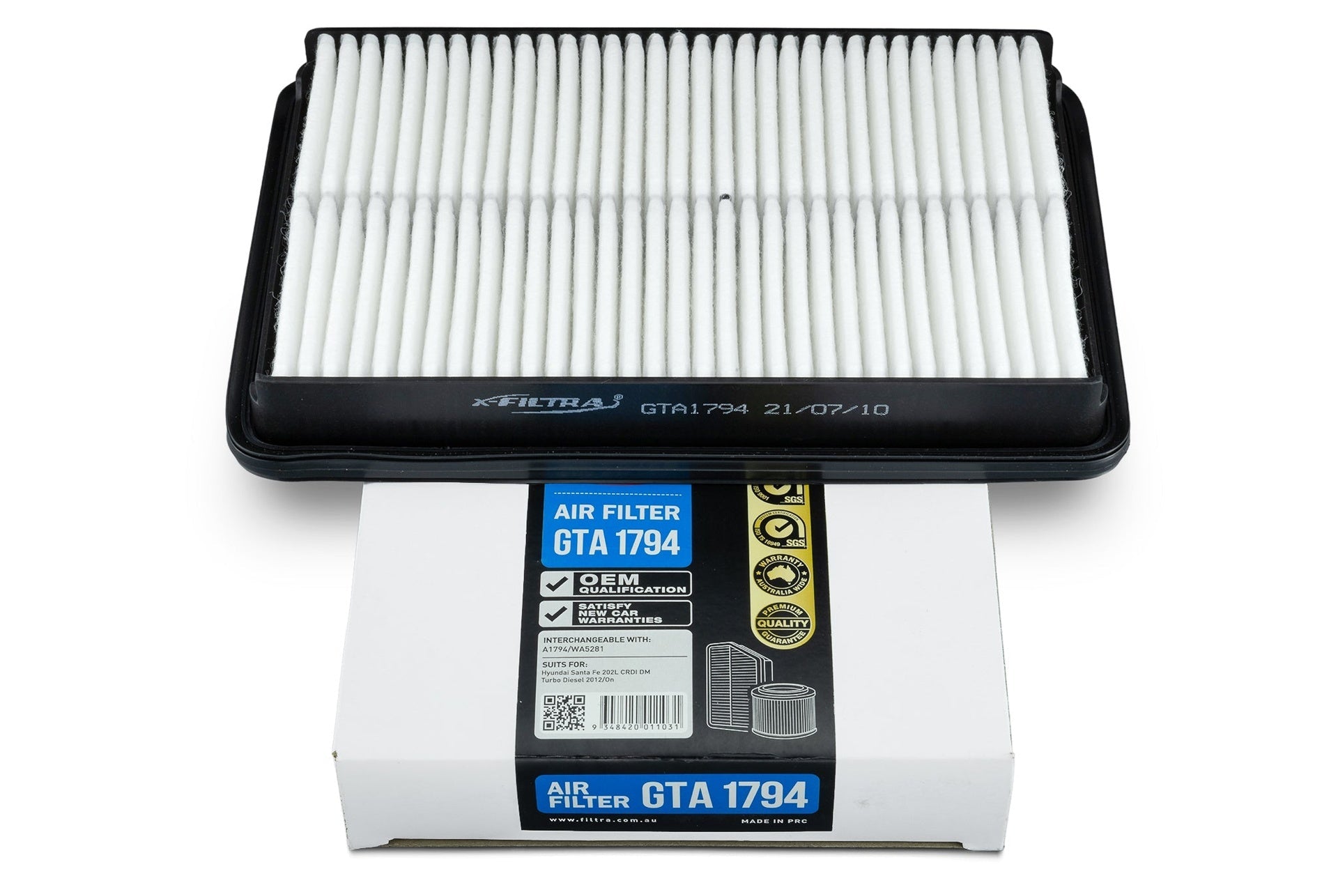 x - Filtra GTA1794 Air Filter - Service Parts Online
