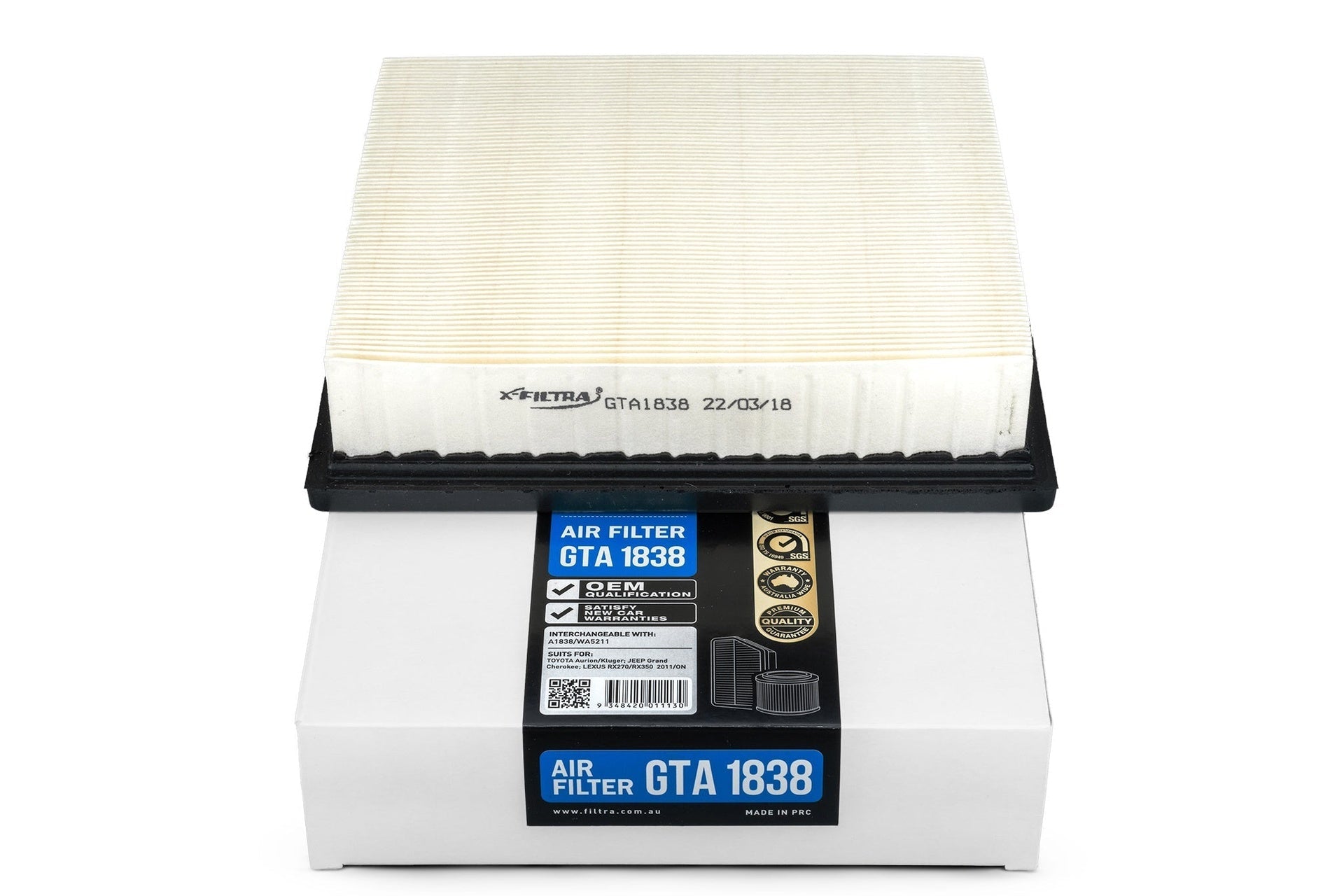 x - Filtra GTA1838 Air Filter - Service Parts Online