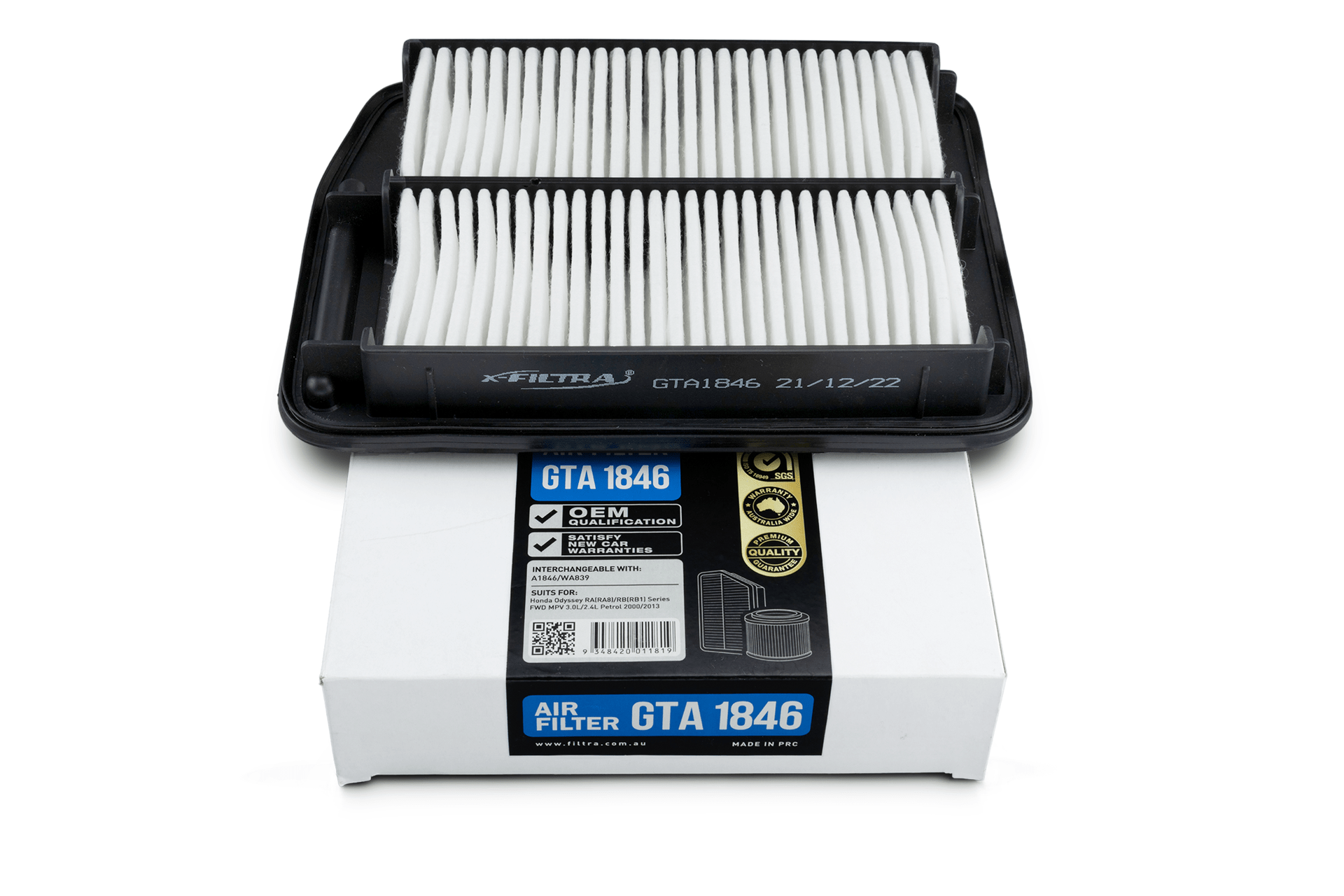 x - Filtra GTA1846 Air Filter - Service Parts Online