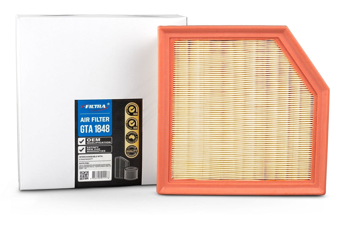 X-Filtra GTA1848 air filter for Lexus GS — cross-ref Ryco A1848
