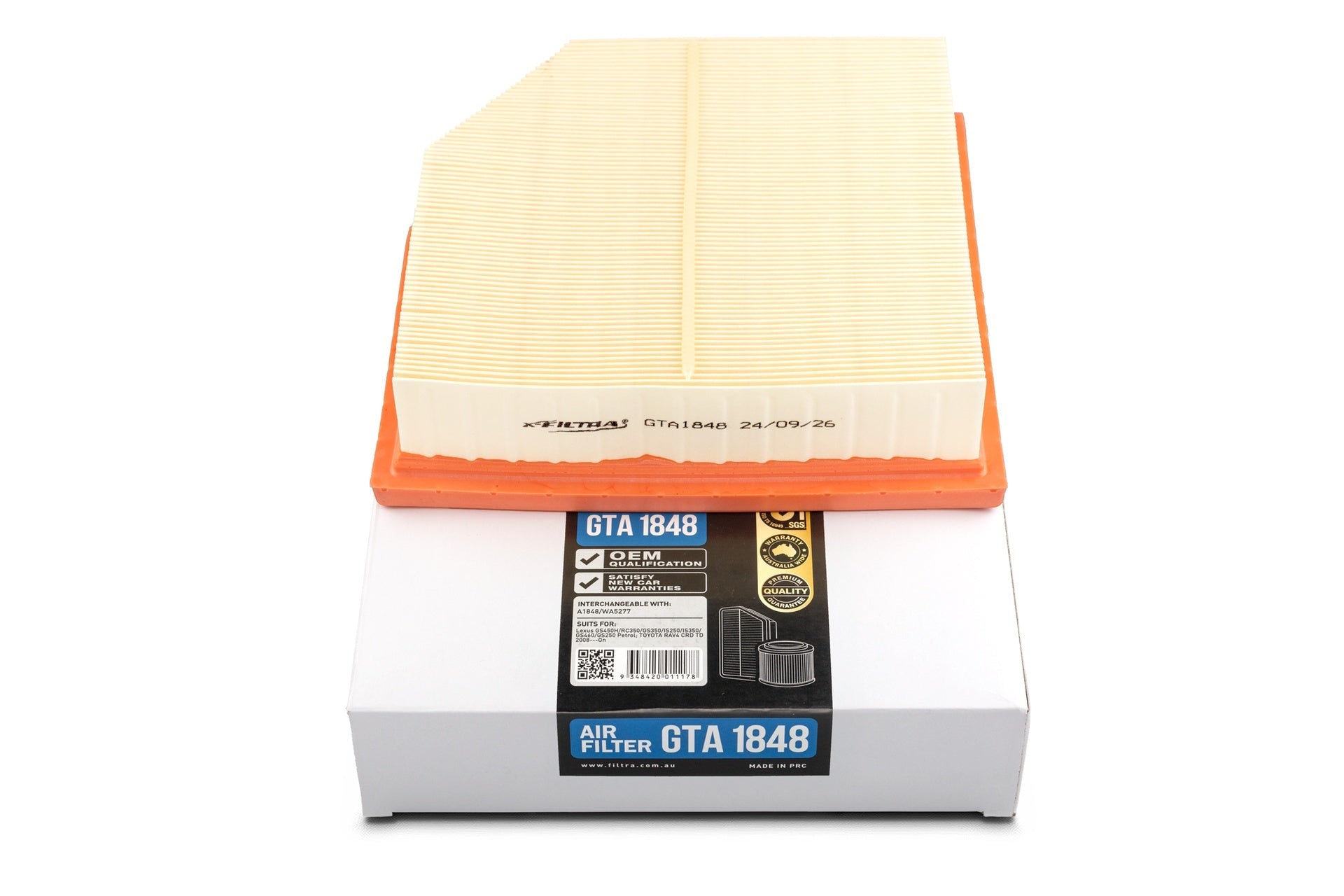 x - Filtra GTA1848 Air Filter - Service Parts Online