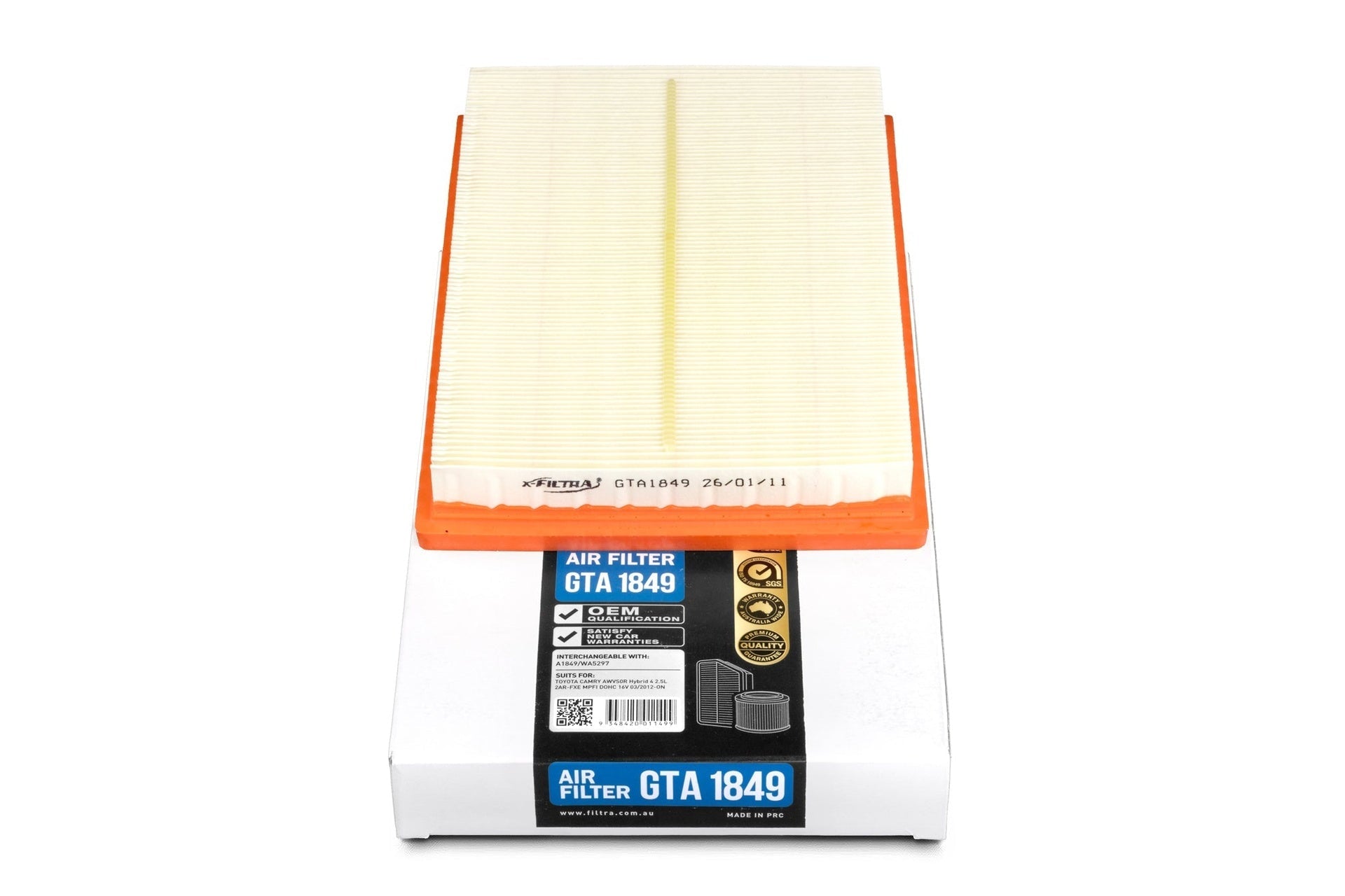 x - Filtra GTA1849 Air Filter - Service Parts Online