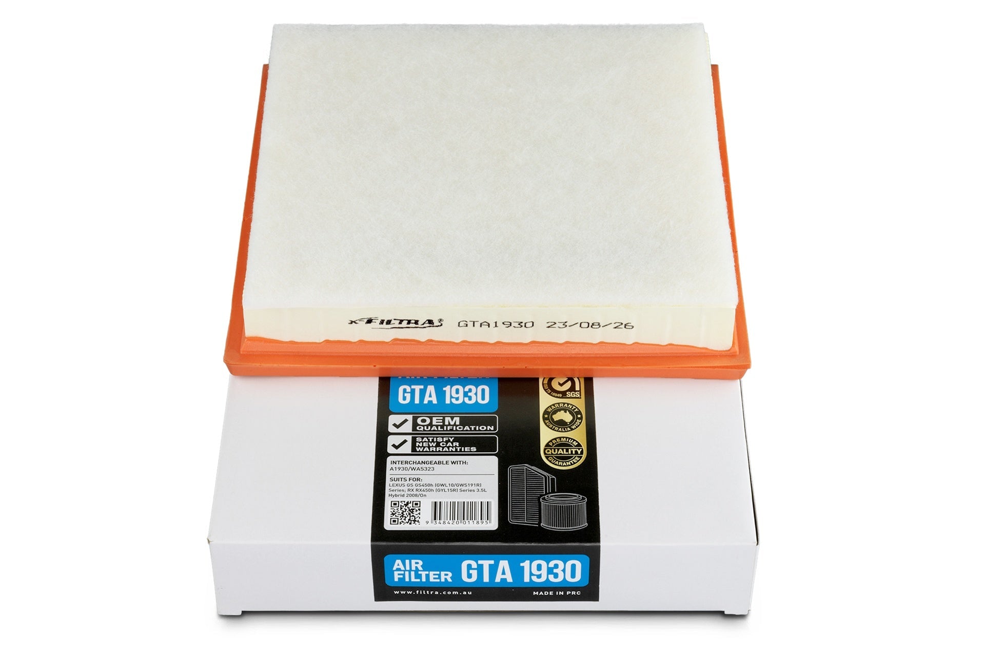 x - Filtra GTA1930 Air Filter - Service Parts Online