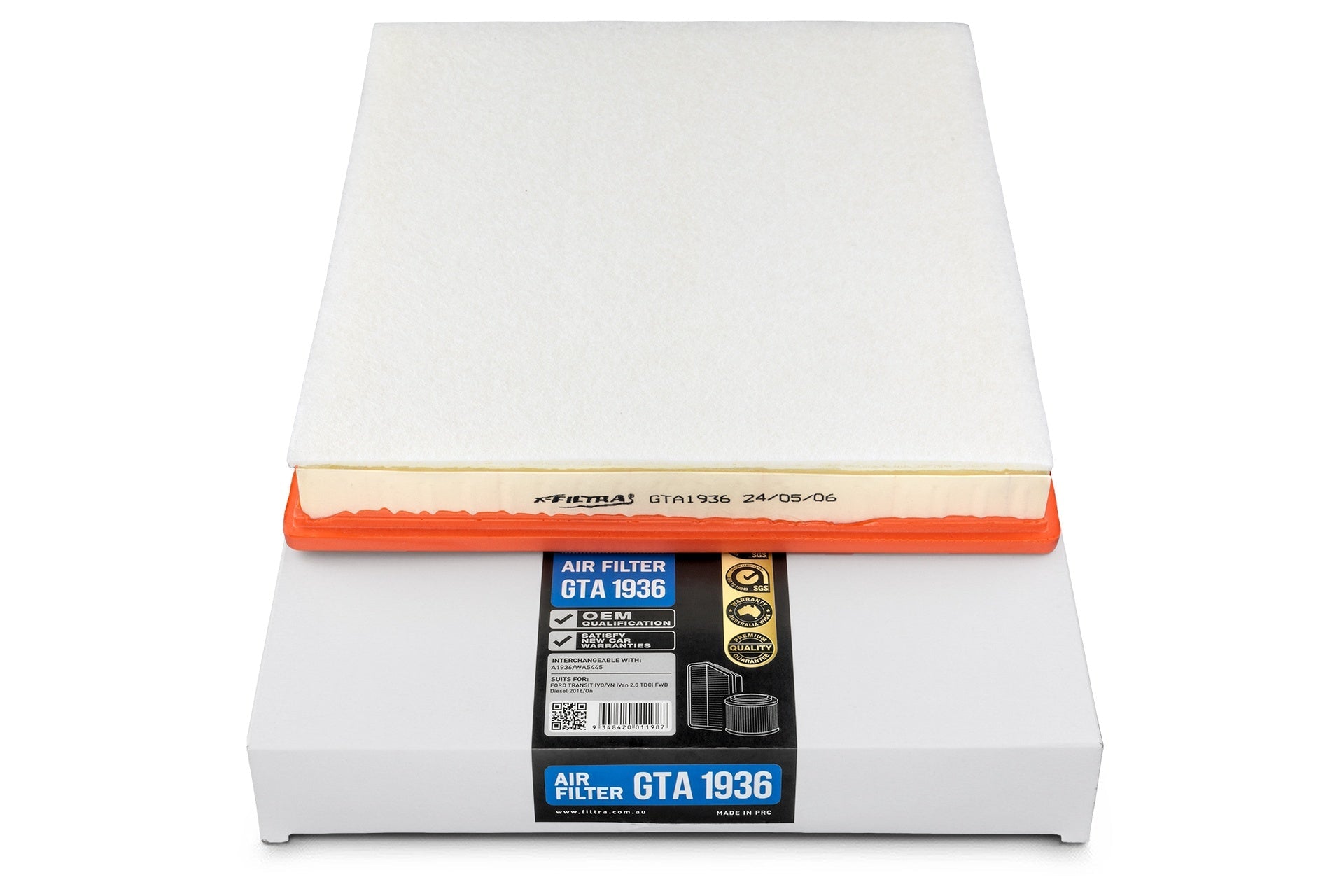x - Filtra GTA1936 Air Filter - Service Parts Online