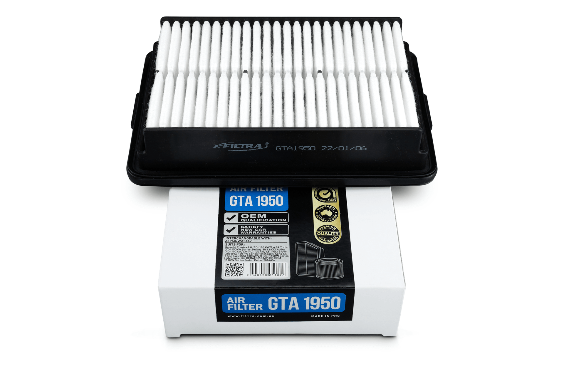 x - Filtra GTA1950 Air Filter - Service Parts Online