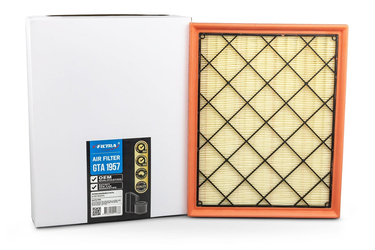 X-Filtra GTA1957 air filter for Ford Everest — cross-ref Ryco A1957