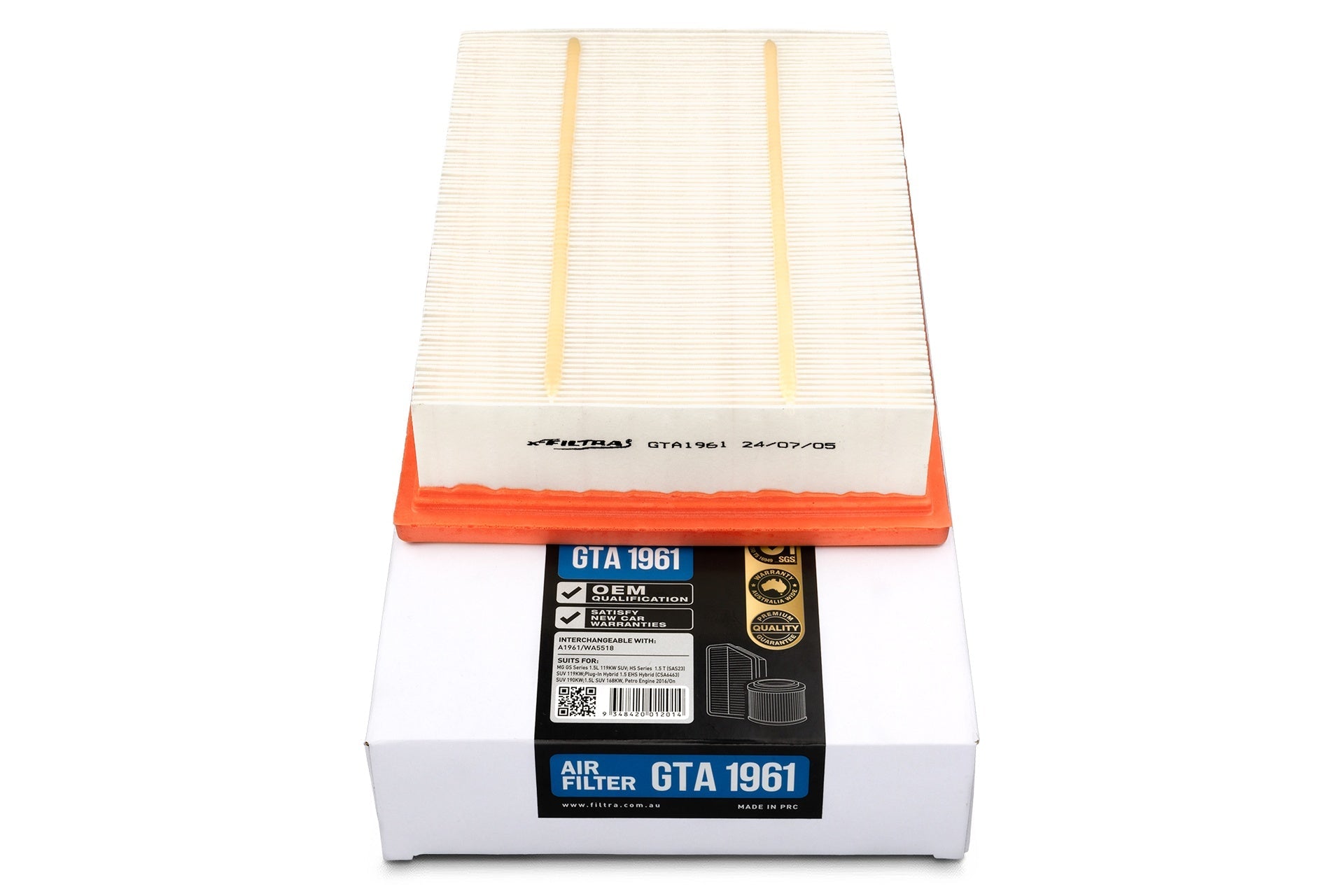 x - Filtra GTA1961 Air Filter - Service Parts Online