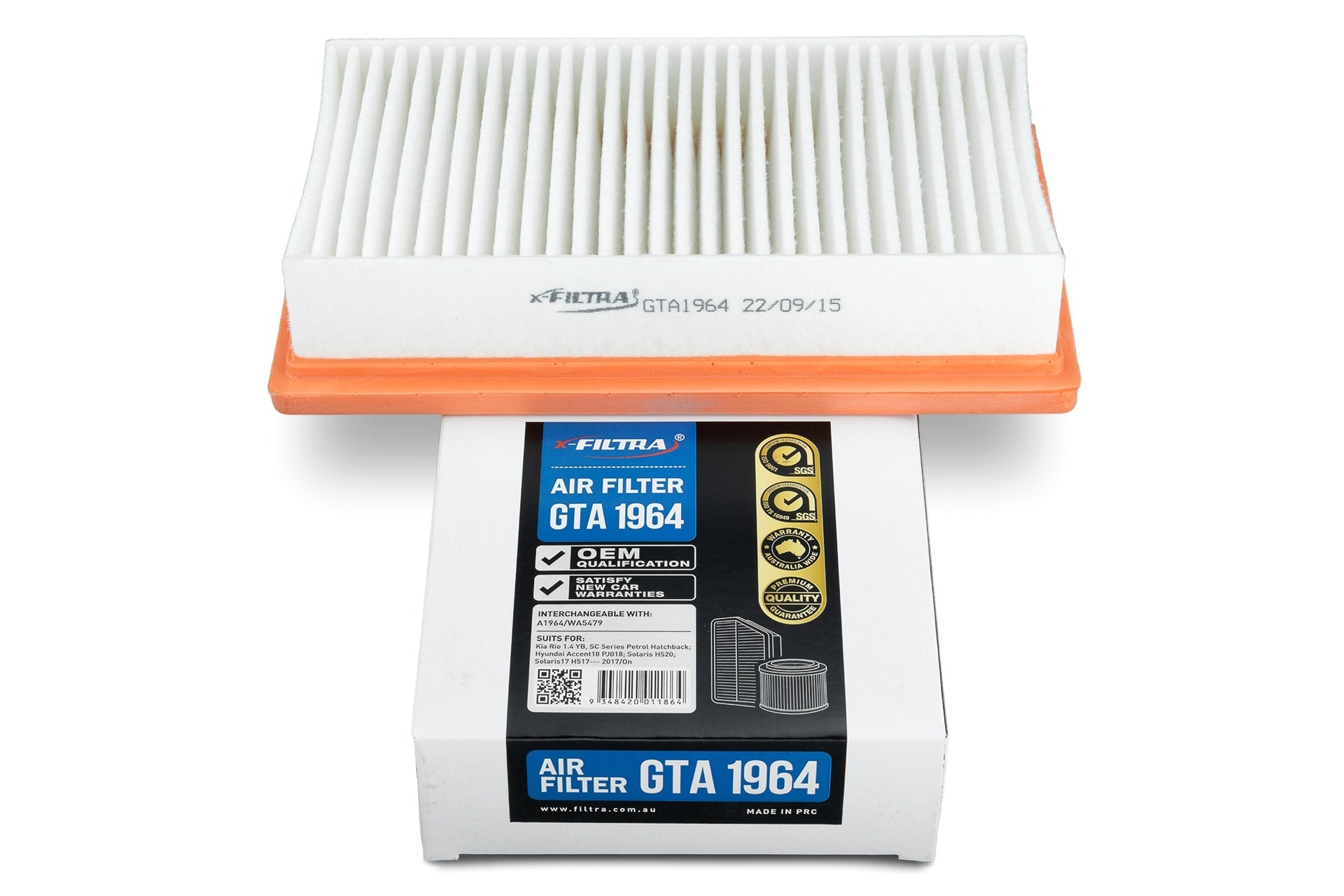 x - Filtra GTA1964 Air Filter - Service Parts Online