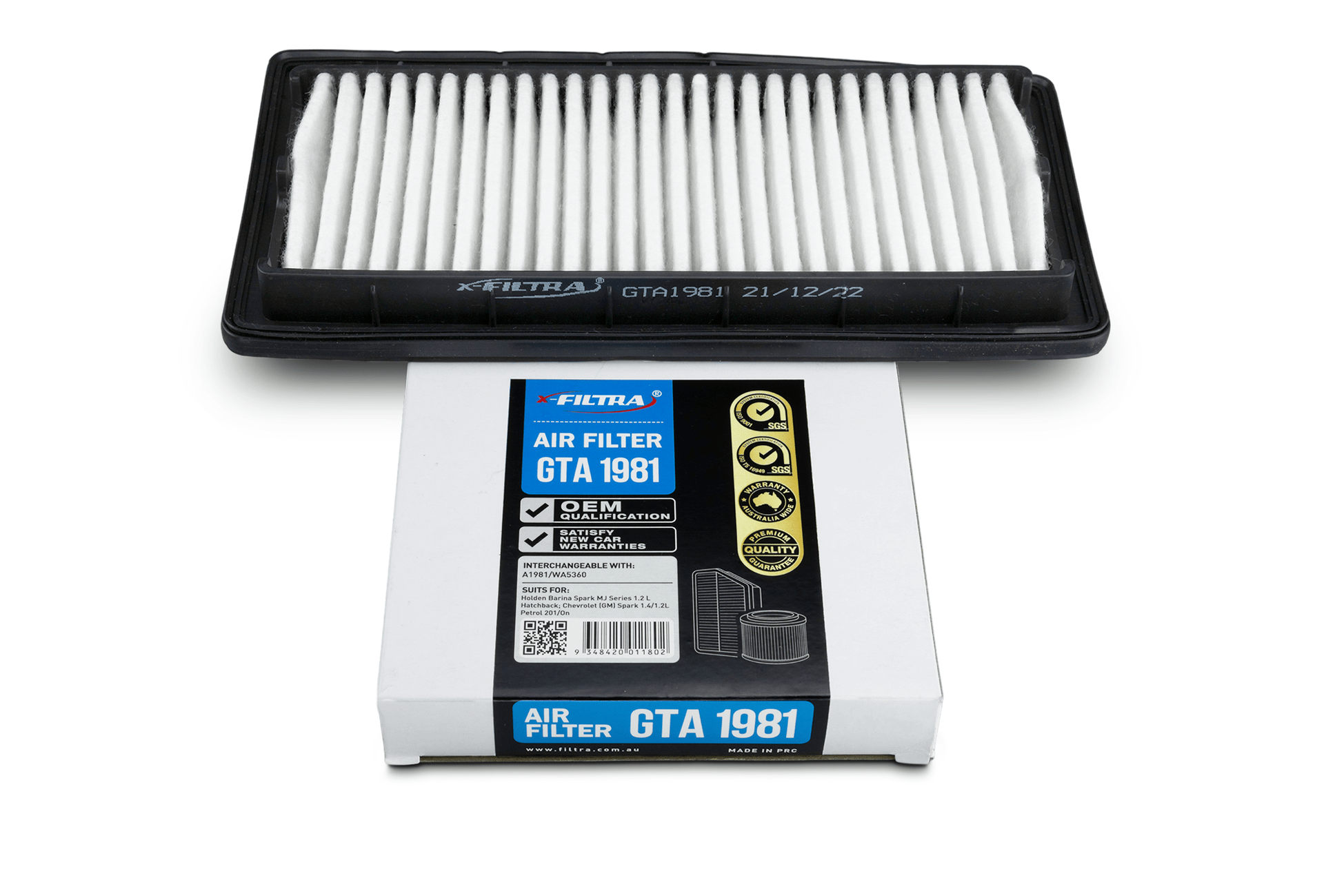 x - Filtra GTA1981 Air Filter - Service Parts Online