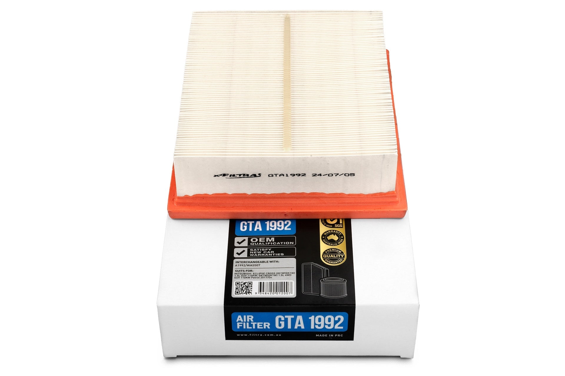 x - Filtra GTA1992 Air Filter - Service Parts Online
