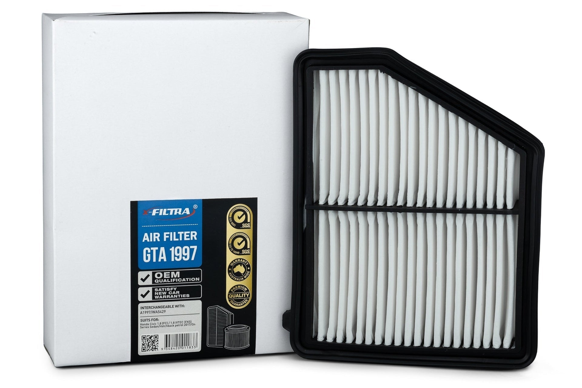 x - Filtra GTA1997 Air Filter - Service Parts Online