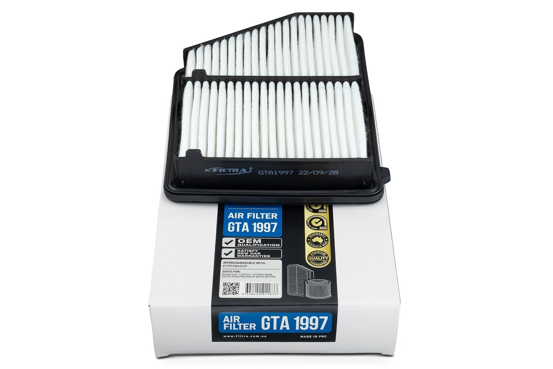 x - Filtra GTA1997 Air Filter - Service Parts Online