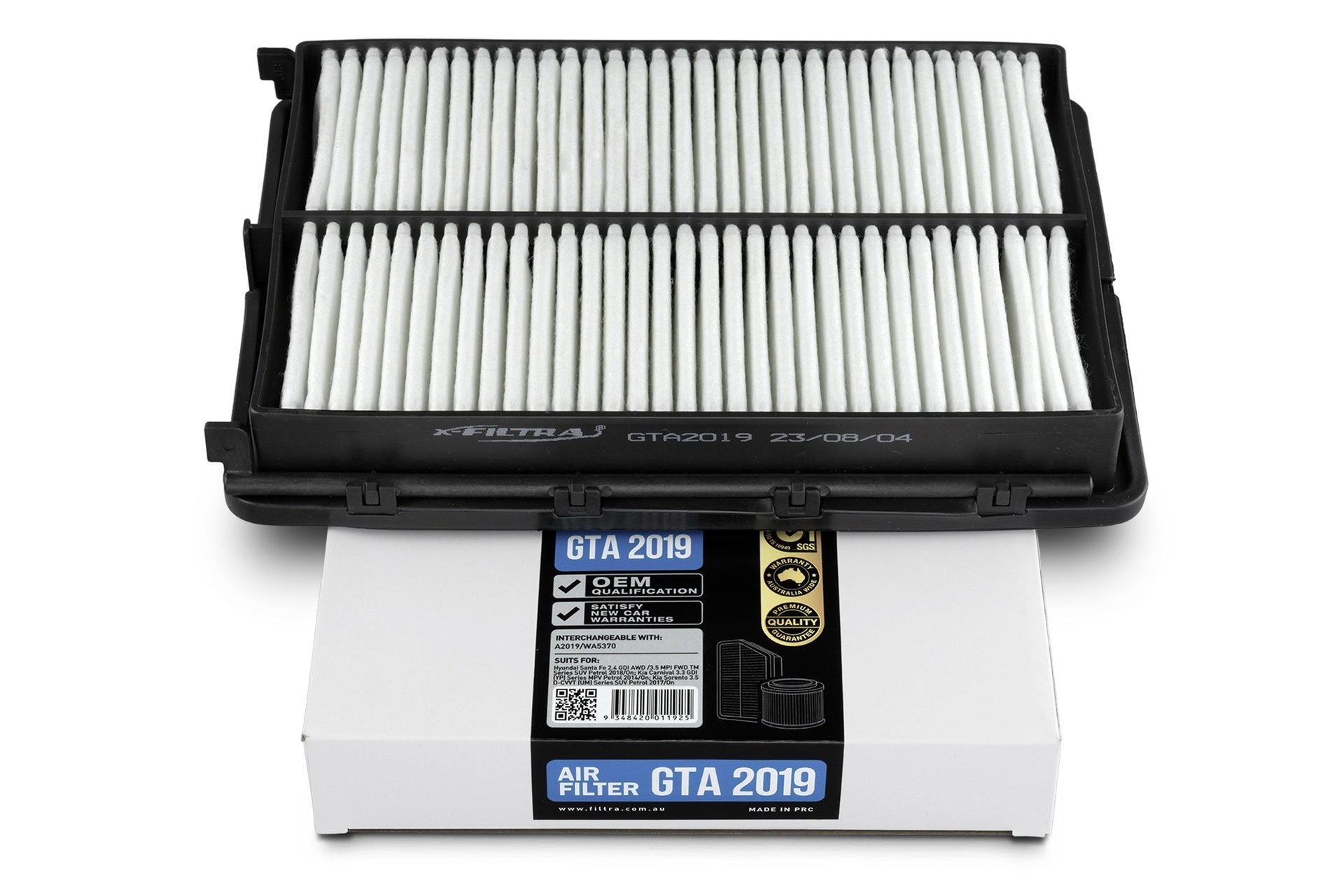 x - Filtra GTA2019 Air Filter - Service Parts Online
