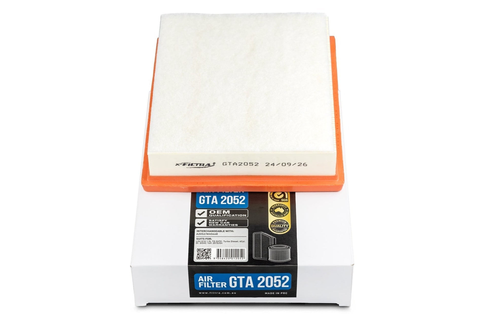 X-Filtra GTA2052 Air Filter Secondary image