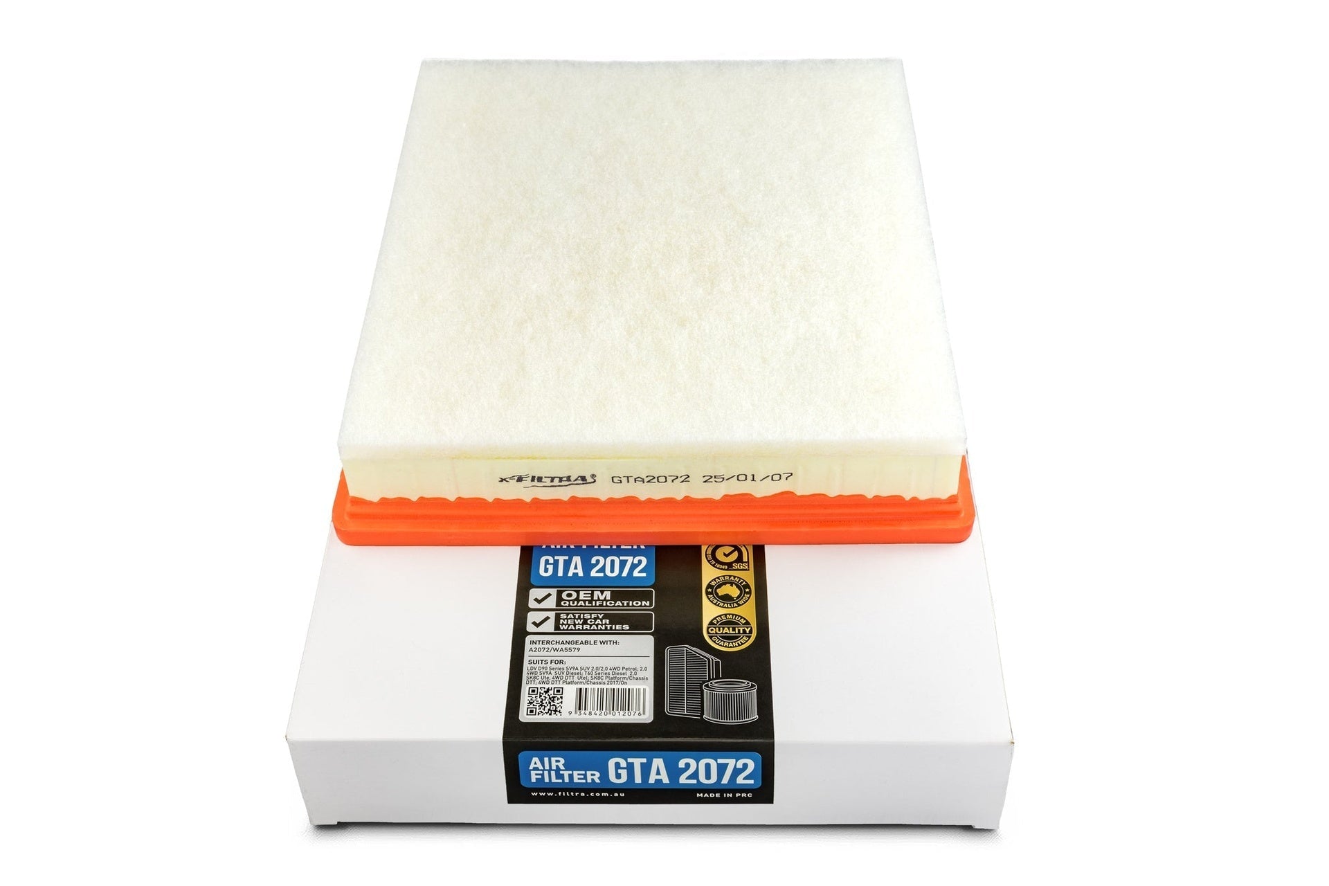 x - Filtra GTA2072 Air Filter - Service Parts Online