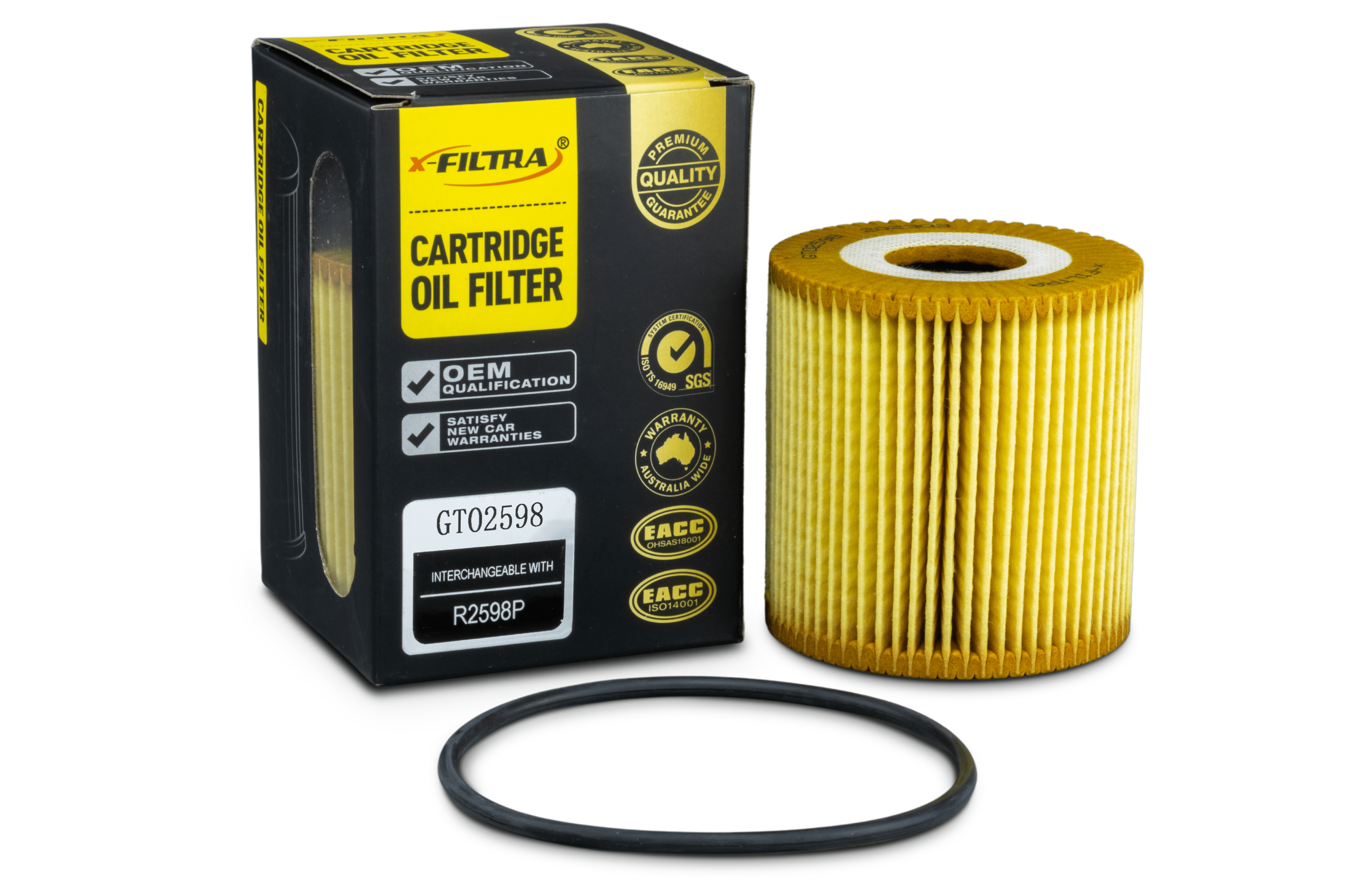 x - Filtra GTO2598 Oil Filter x 2 - Service Parts Online