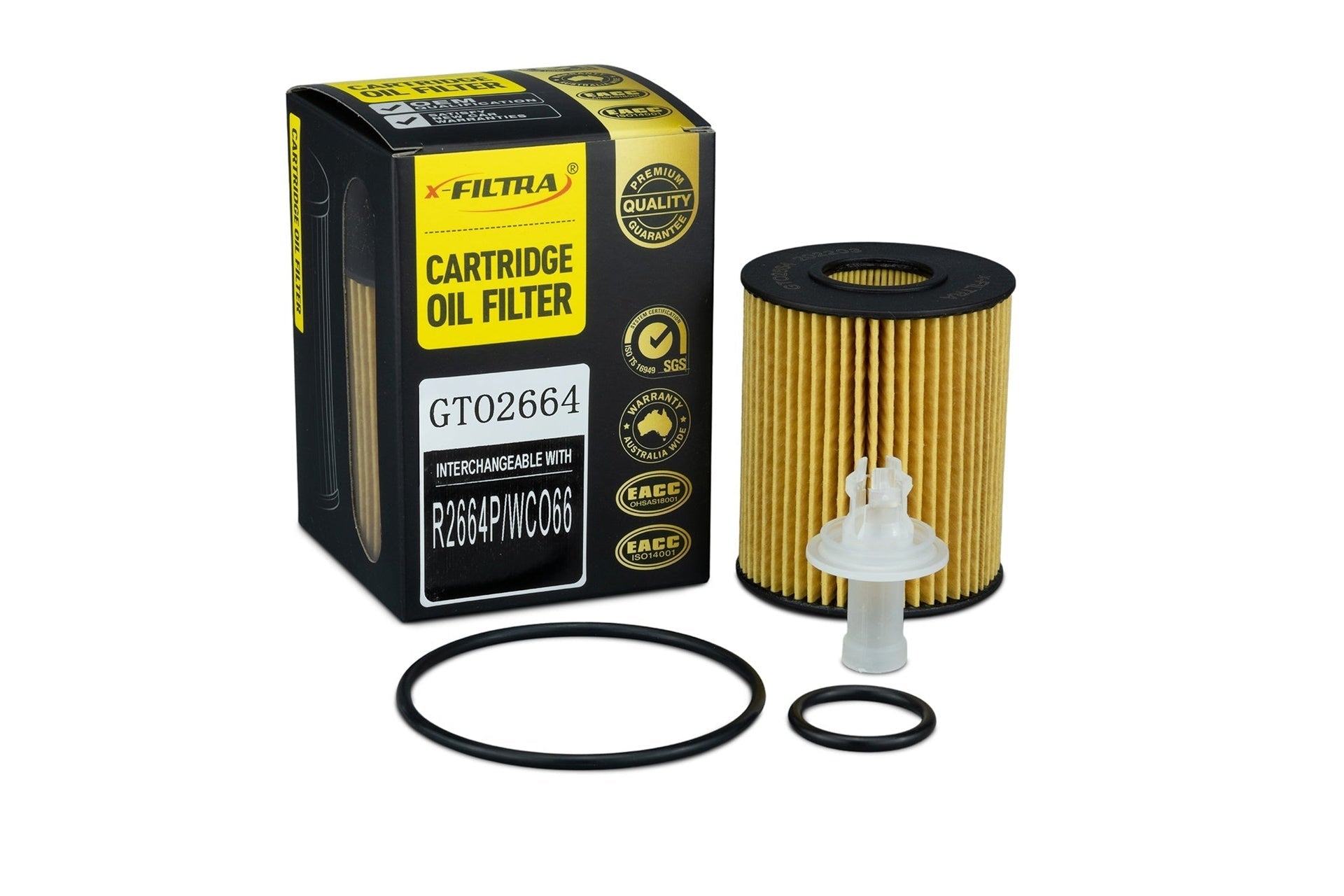 x - Filtra GTO2664 Oil Filter x 2 - Service Parts Online
