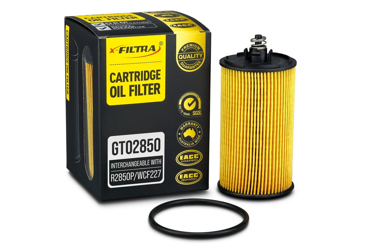X-Filtra GTO2850 oil filter for Holden Astra — cross-ref Ryco R2850P