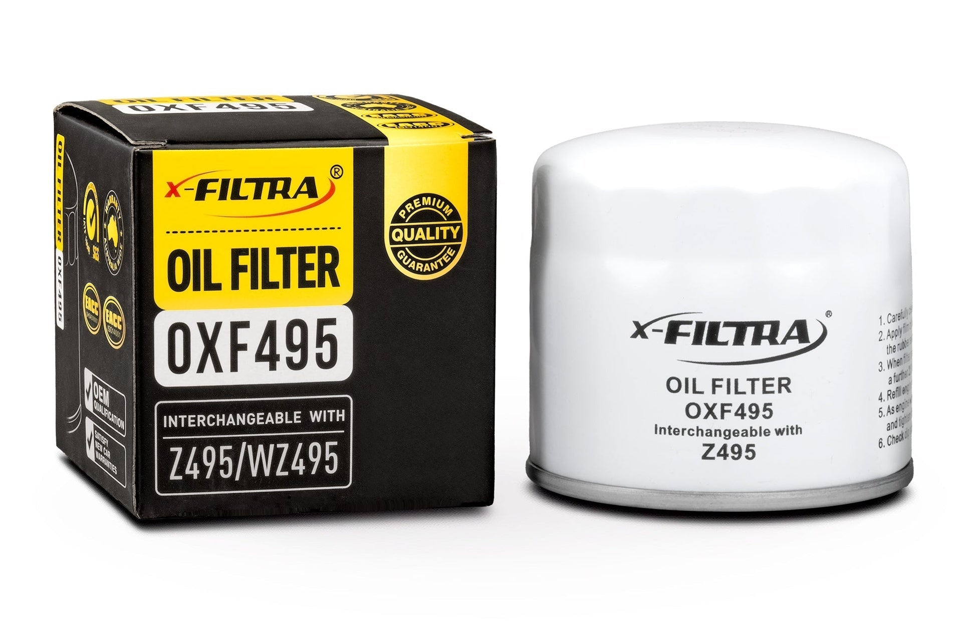 x - Filtra OXF495 Oil Filter x 6 - Service Parts Online